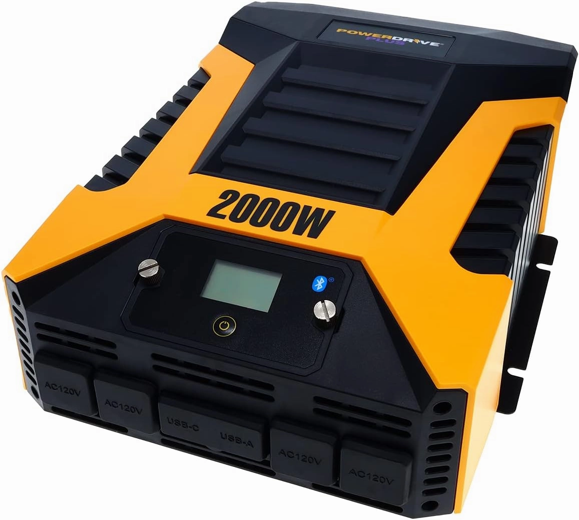 PowerDrive 2000 Watt Power Inverter, PWD2000P with Bluetooth Wireless Tech and Remote Control