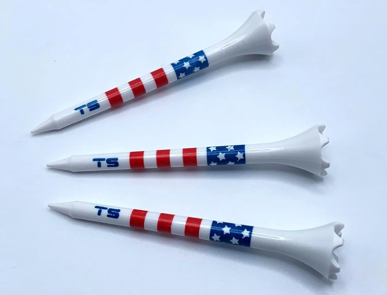 Premium USA Golf Tees 3 1/4 or 2 3/4-100 Plastic Golf Tees in Bulk