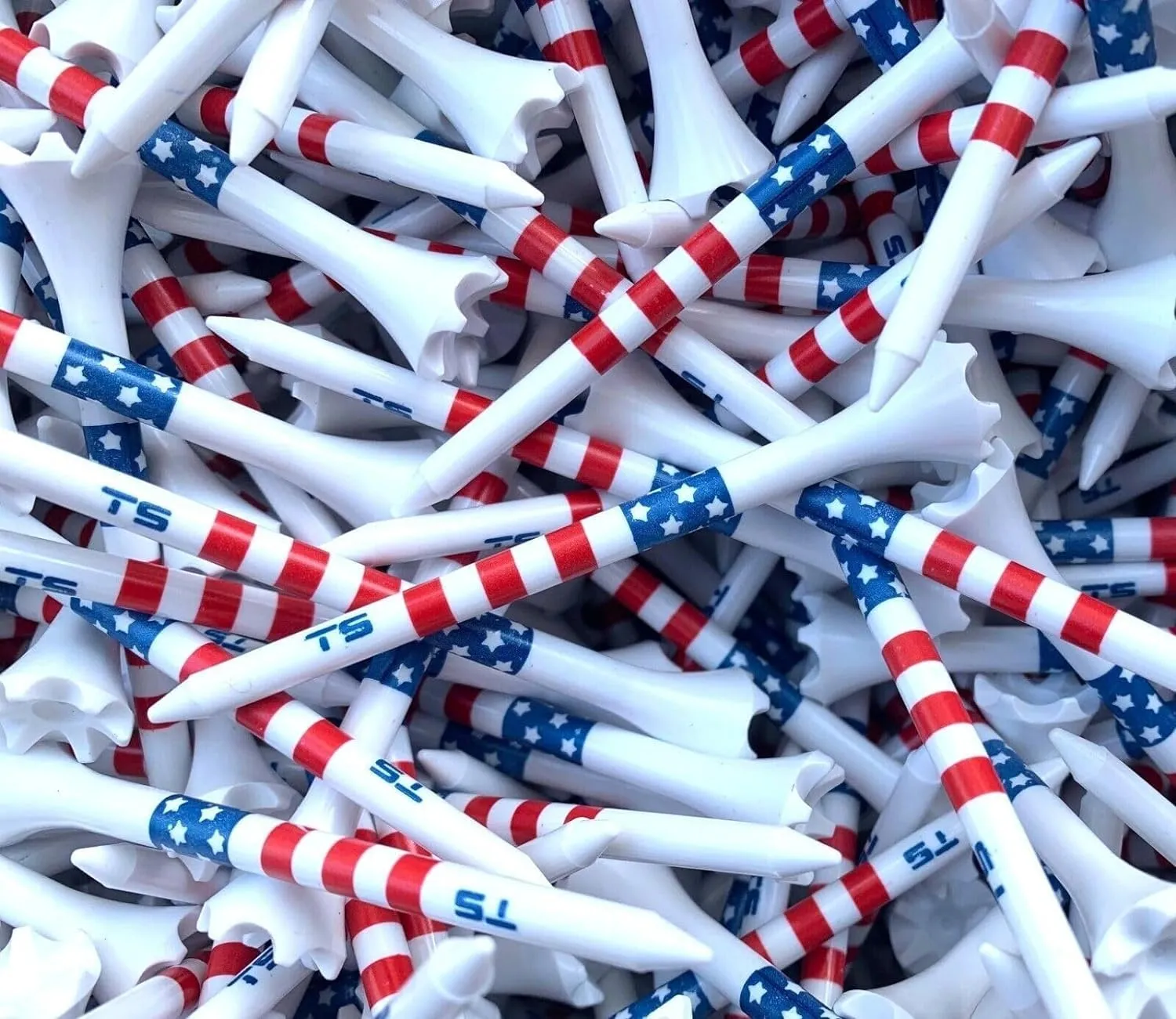 Premium USA Golf Tees 3 1/4 or 2 3/4-100 Plastic Golf Tees in Bulk