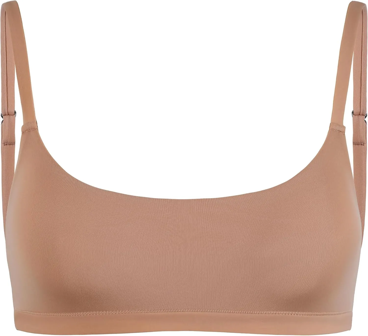 PrettyGuide Women's Wireless Bralette No Padding Scoop Neck Seamless No Underwire Smoothing Everyday Bra
