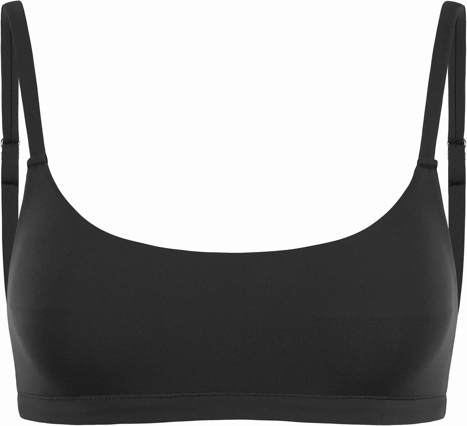 PrettyGuide Women's Wireless Bralette No Padding Scoop Neck Seamless No Underwire Smoothing Everyday Bra