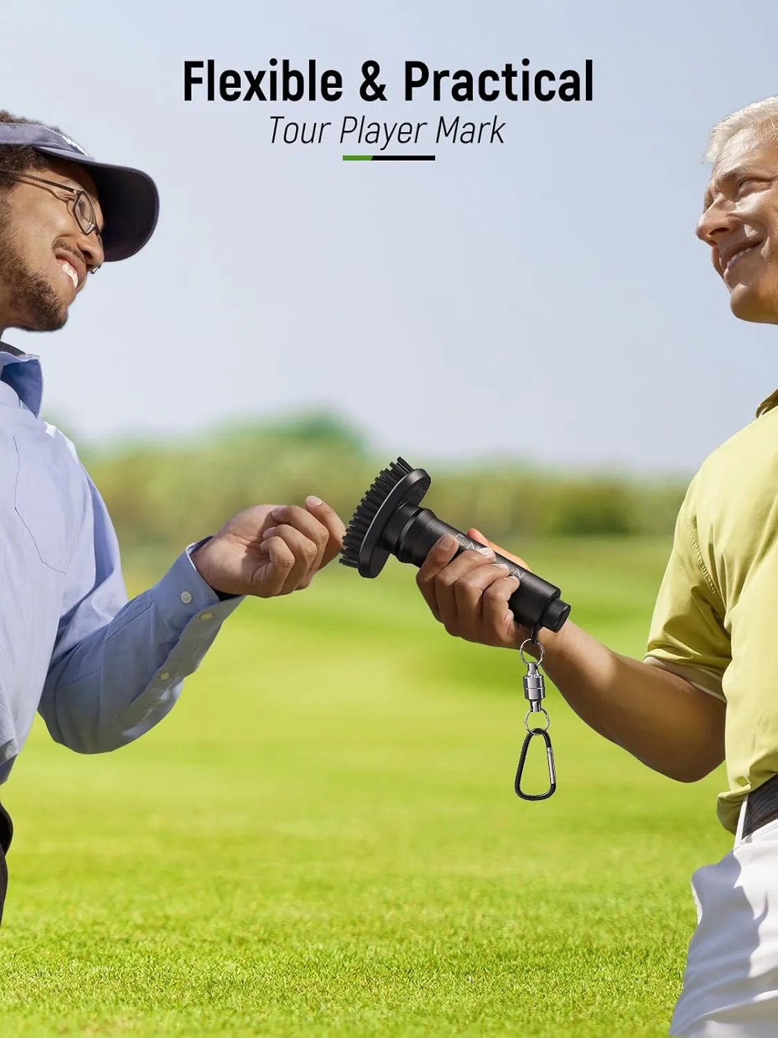 Pro Water Golf Club Cleaner Brush and Towel, Golf Club Brush Groove Cleaner Magnetic, Golf Bag Accessories for Men Gifts