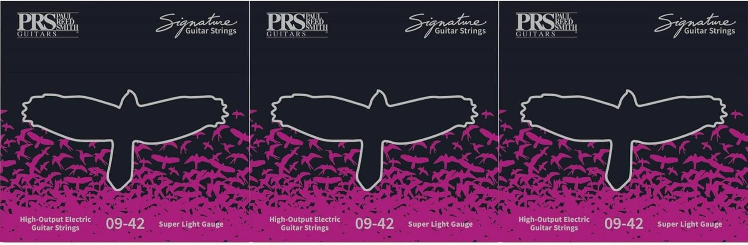 PRS Signature Electric Guitar Strings - .009-.042 Ultra Light 3-pack
