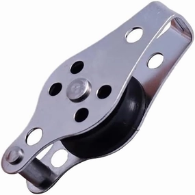 Pulley 2PCS 316 Stainless Steel Pulley 45mm Blocks Rope Marine Hardware for Canoe Boat Anchor Trolley Kit 2mm to 8mm Rope (Size : 606)