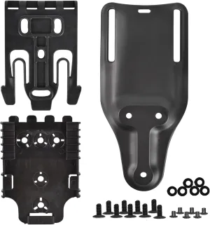 QLS Quick Locking System Kit,Platform Attachment for Duty Holster with Mid Ride Locking for Duty Holsters and Accessories