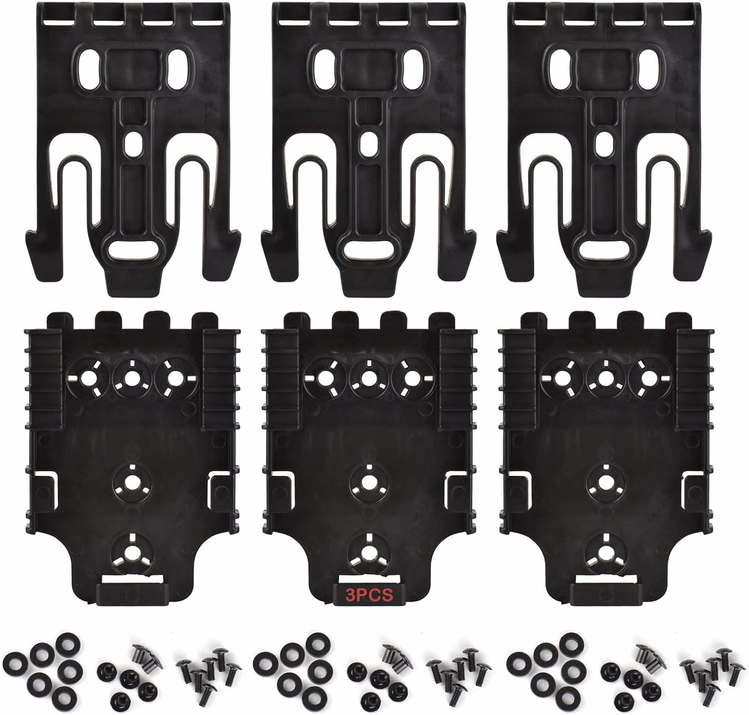 QLS Kit Quick Locking Belt Accessories Holsters Locking System Gun Accessories Quick Connect Drop Leg Holster and Belt Accessories Platform Attachment Mid-Ride Universal Belt Loop