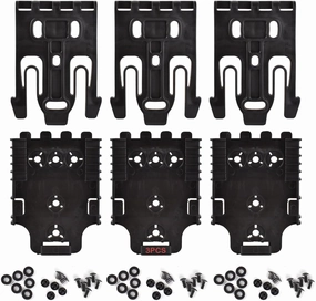 QLS Kit Quick Locking Belt Accessories Holsters Locking System Gun Accessories Quick Connect Drop Leg Holster and Belt Accessories Platform Attachment Mid-Ride Universal Belt Loop