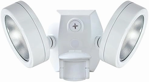 RAB Lighting LED Security Floodlight 26W - 2702 Lumens - 4000K Color - 60,000 Hrs Lifespan - 180 Motion Sensor - Wet Location Rated - High CRI - Energy-Efficient Outdoor Lighting - 120V