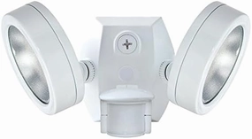 RAB Lighting LED Security Floodlight 26W - 2702 Lumens - 4000K Color - 60,000 Hrs Lifespan - 180 Motion Sensor - Wet Location Rated - High CRI - Energy-Efficient Outdoor Lighting - 120V