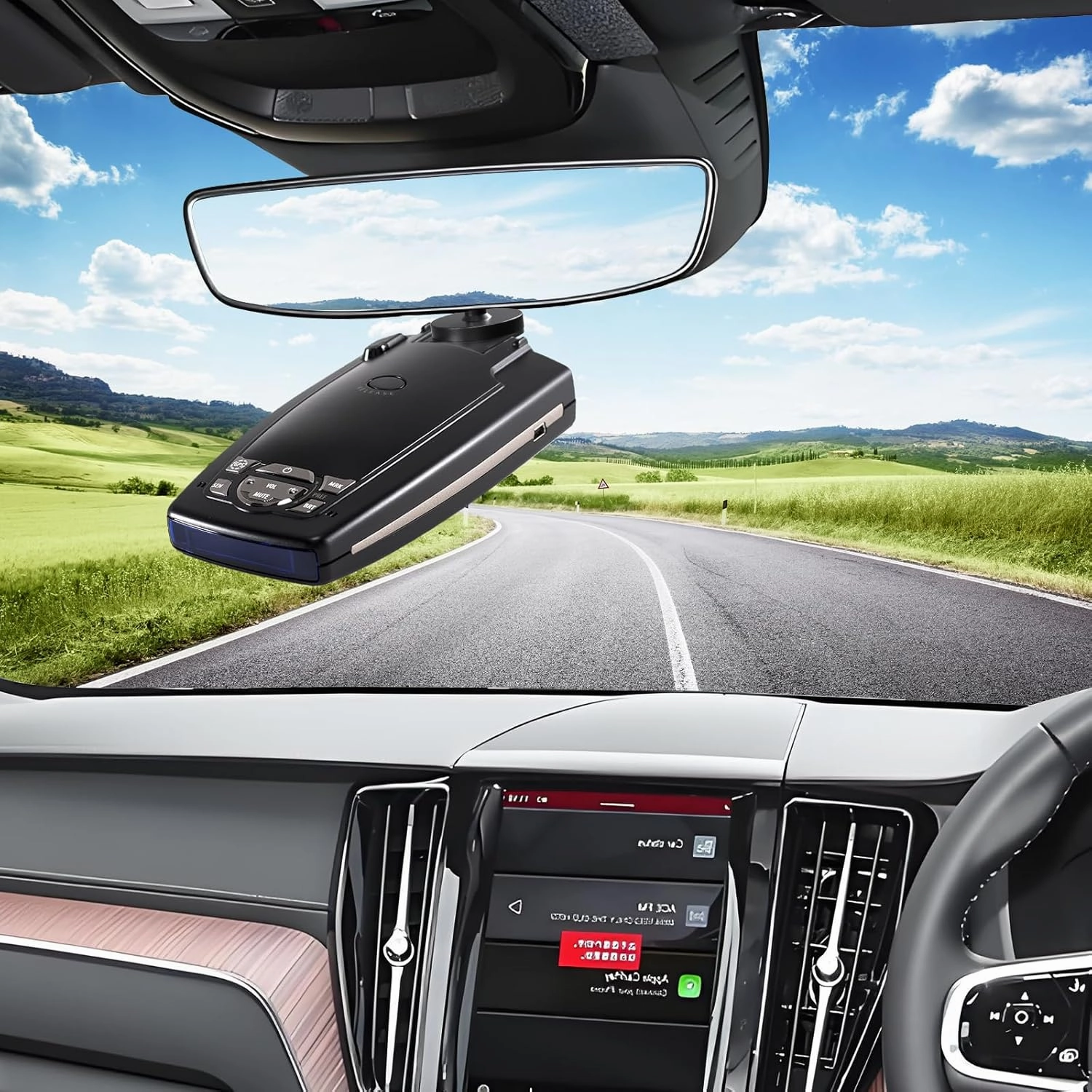 Radar Mount Mirror Mount Bracket，Aluminum Radar Detector Mount (for Escort Passport Beltronics Radar)
