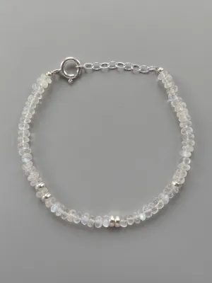 Rainbow Moonstone Delicate Bracelet