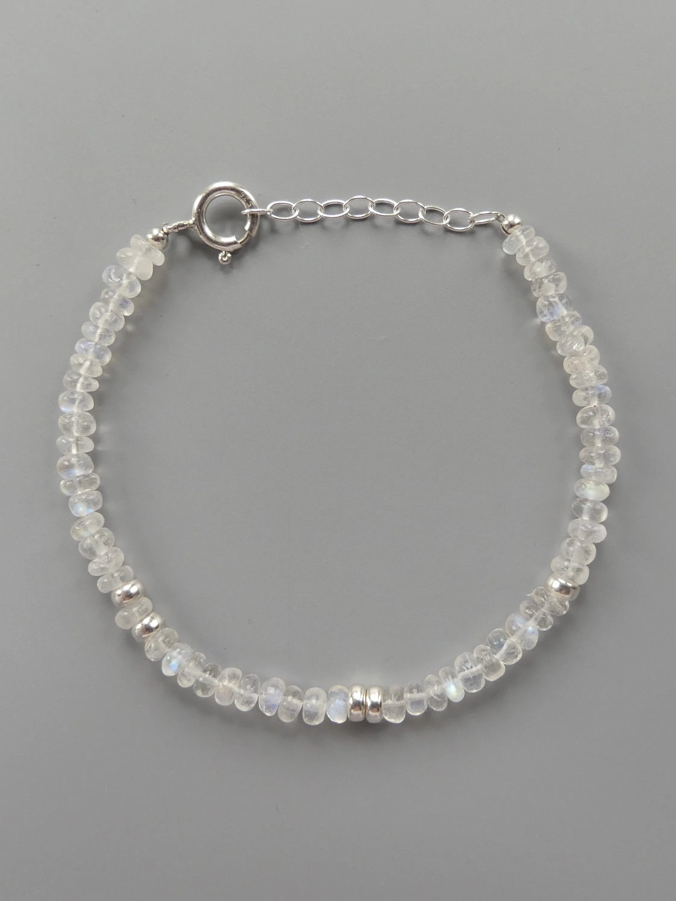 Rainbow Moonstone Delicate Bracelet