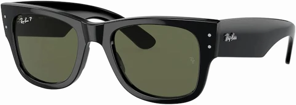 Ray-Ban Mega Wayfarer RB0840SF Square Asian Fit Low Bridge Sunglasses for Men for Women   BUNDLE With DIW Kit