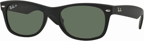 Ray-Ban RB2132 POLARIZED NEW WAYFARER Square Sunglasses For Men For Women   BUNDLE with Designer iWear Eyewear Care Kit