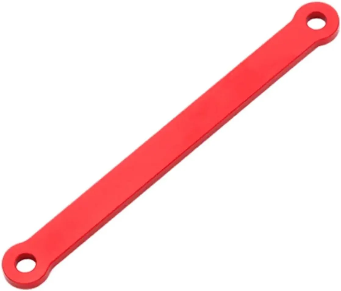 RC Car DIY Parts for Slash for Rustler for Raptor 1/10 Metal Front and Rear Suspension Arm Kit RC Car Upgrade Parts(Red,Reinforcement)