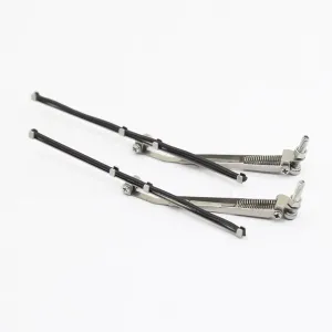 RC Car DIY Parts for TRX4 for Defender for Bronco G500 for MST KM2 1/10 Metal Windshield Wiper RC Car Crawler Upgrade Accessories Replace Parts(Black)
