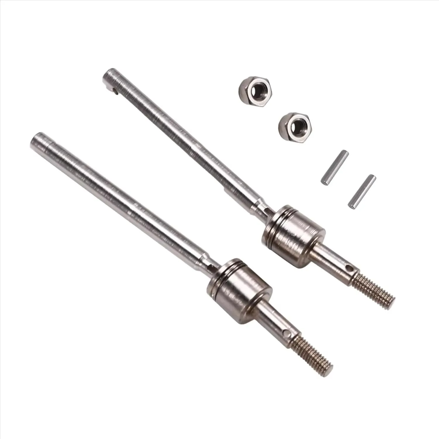 RC Drive Shaft Compatible with MN128 MN86 G500 1/12 RC Toy Cars Upgrades Parts Replacement Accessories Metal Front Axle Drive Shaft Kit