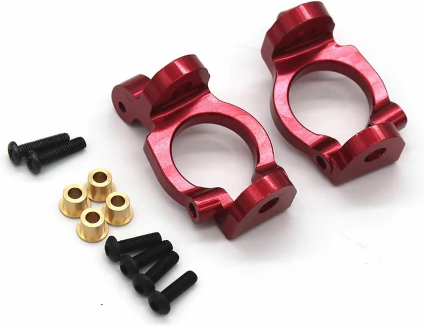 RC Accessory Compatible with ZD for Racing for DBX-10 10427S 9106S 1:10 RC Remote Control Car for Desert Off-Road Vehicle Metal Accessories C for Seat(Red)