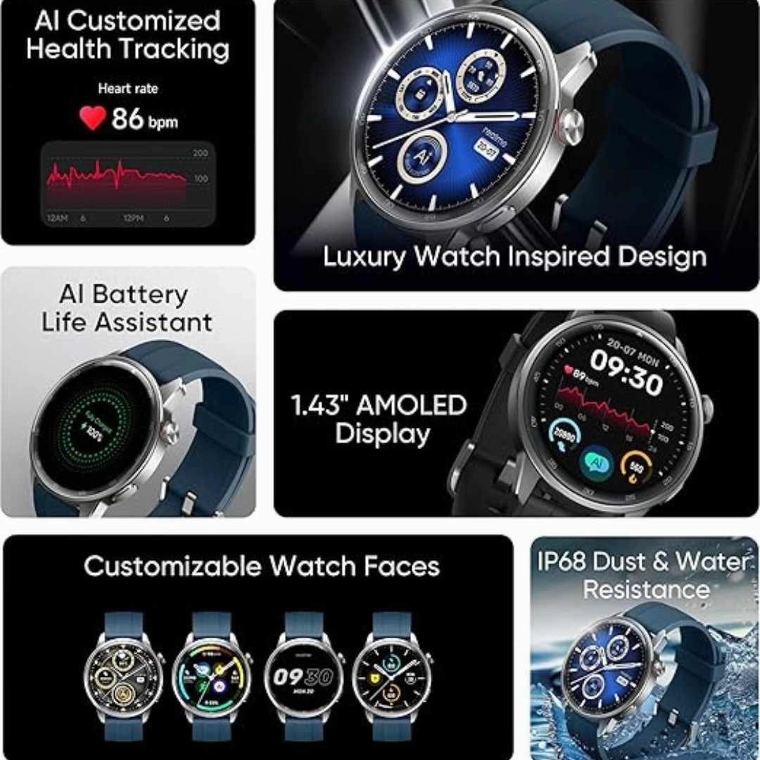 realme Smart Watch S2 (Silver)