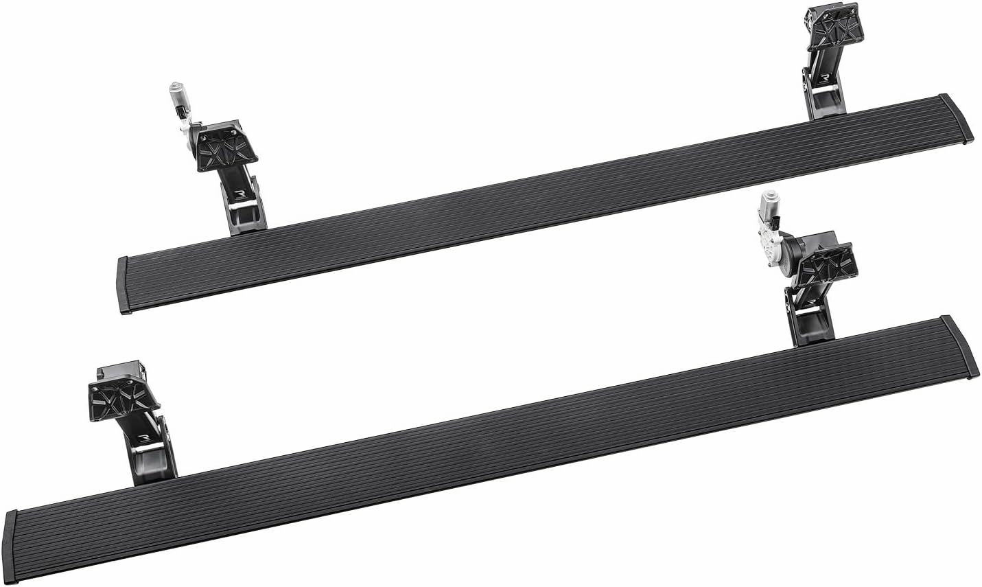 RealTruck AMP Research PowerStep Plug-N-Play Power Running Boards with LED Step Lights for 2019-2024 RAM 2500/3500 (Gas Only) - Electric Powerstep & Retractable Truck Steps
