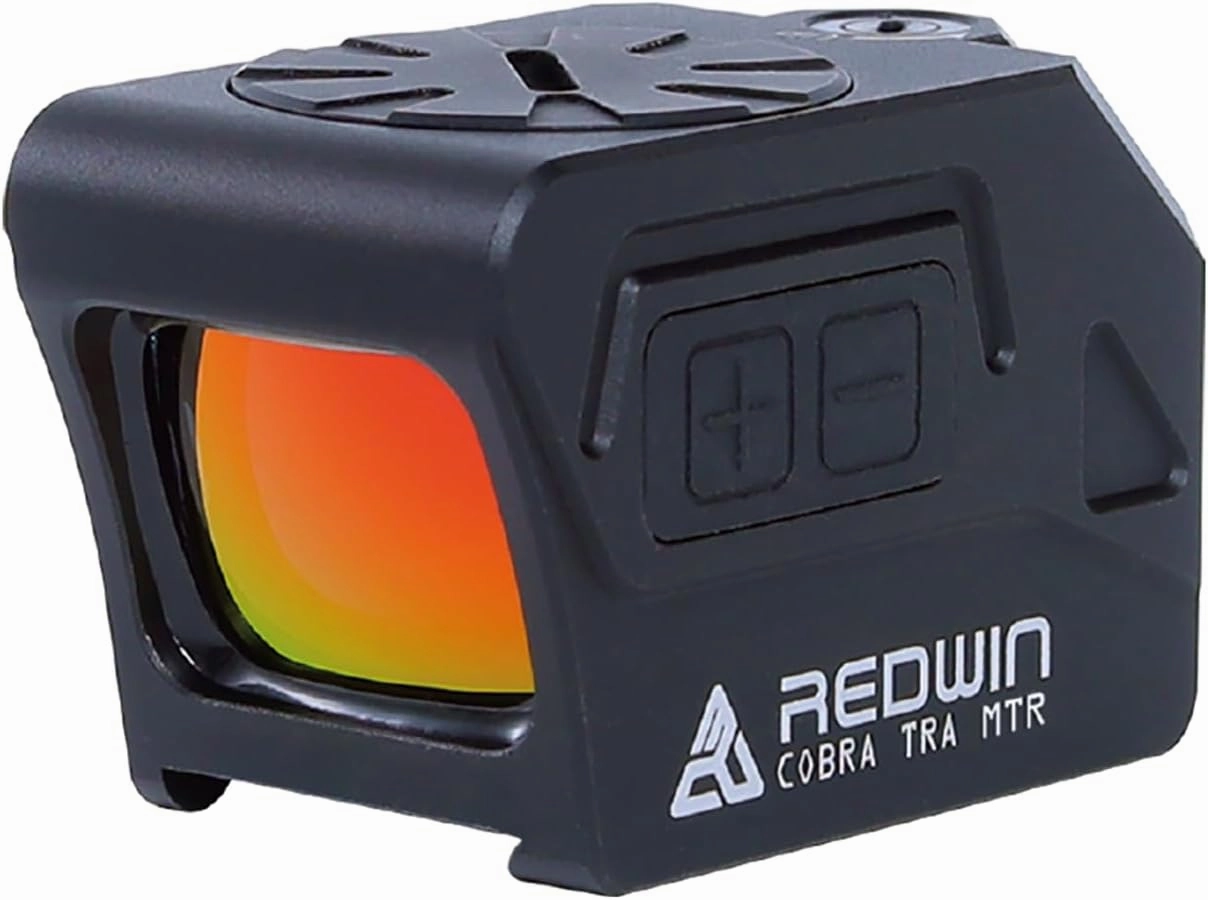 Red Win Cobra TRA 21x17 MTR Enclosed Red Dot Reflex Sight 50000hrs 2min ASO Motion Sense IP67 Enclosed Emitter Dot (RWD25 RMR Adaptor)