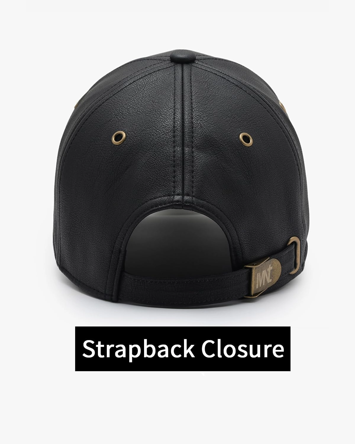 Regular Baseball Cap, Men's Adjustable Structure PU Classic Baseball Cap, Suitable for Elderly Father