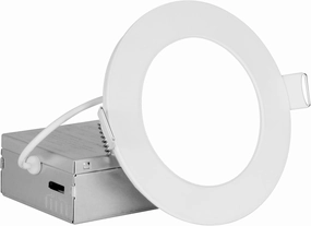 REL Selectable 4 in. White Remodel LED Downlight Kit (REL41120SRDWH)