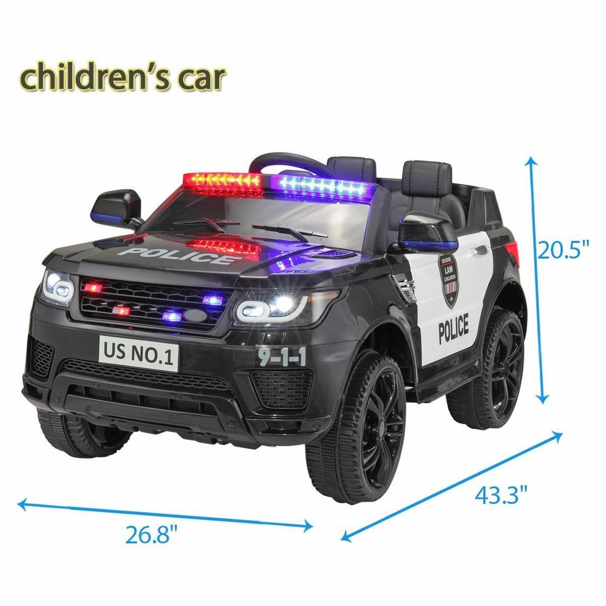 Remote-Controlled Kids' Police Car