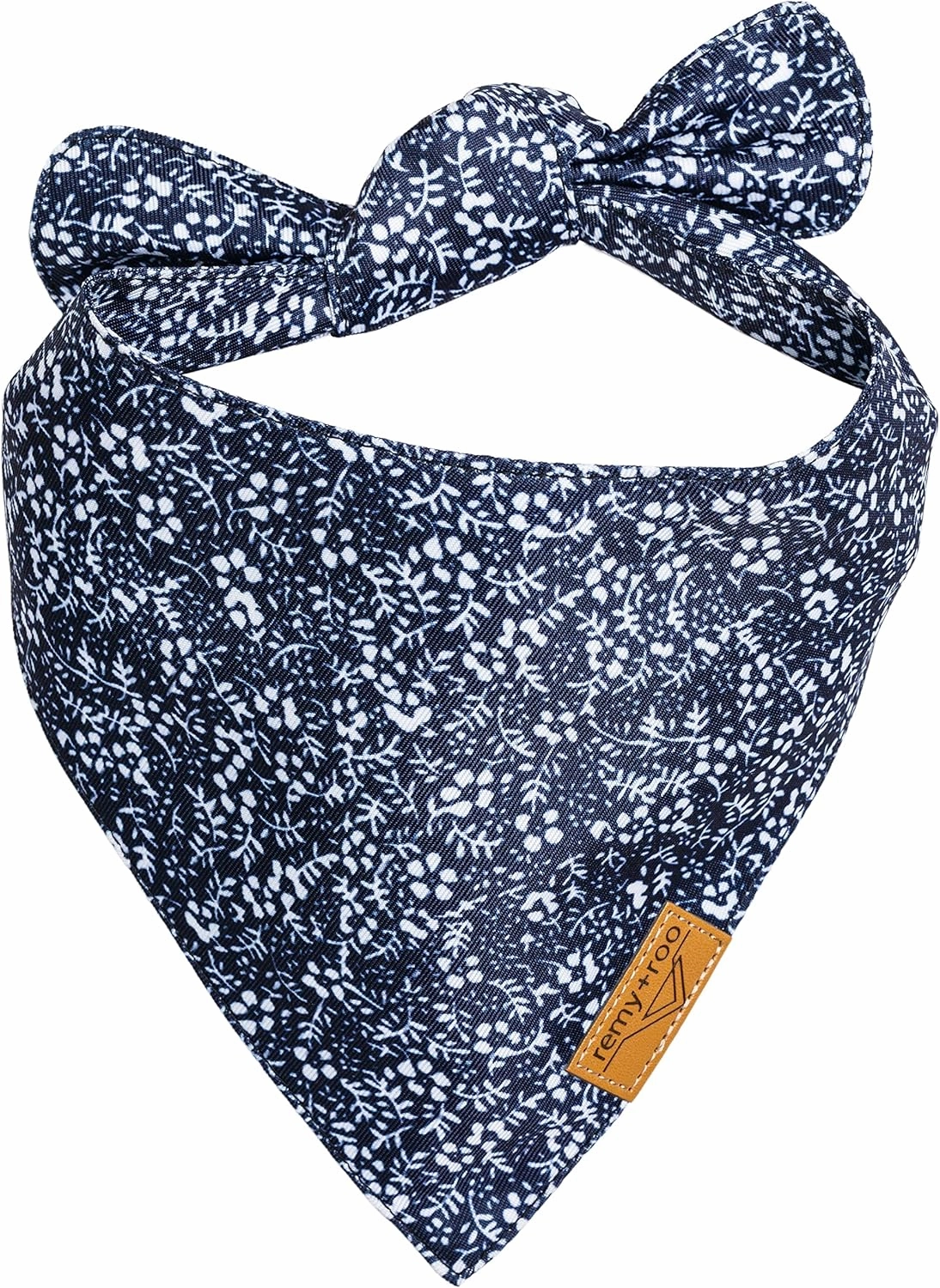 Remy Roo Dog Bandanas - 4 Pack | Cameron Set | Premium Durable Fabric | Patented Shape | Adjustable Fit | Multiple Sizes Offered (Large)