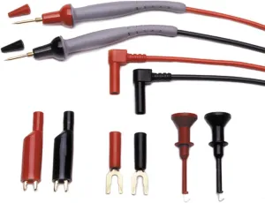Replacement for Probe Master 8043S Silicone Soft Bend 48" Test Lead Kit - 10 PIECE