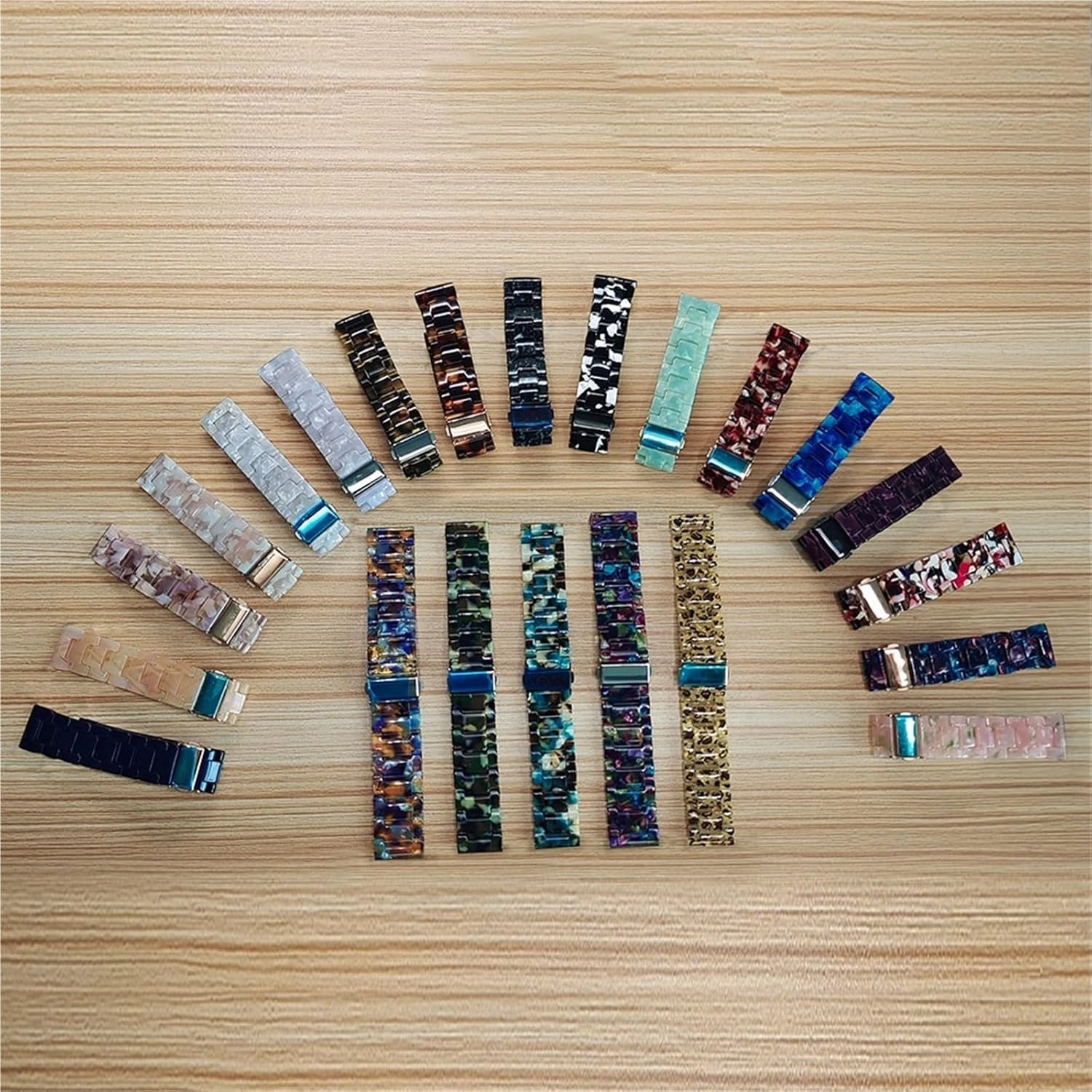 Resin Bands Compatible 20mm 22mm Women Men Lightweight Strap