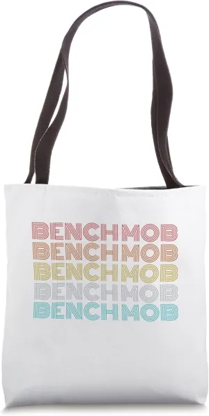 Retro Vintage Bench Mob Tote Bag