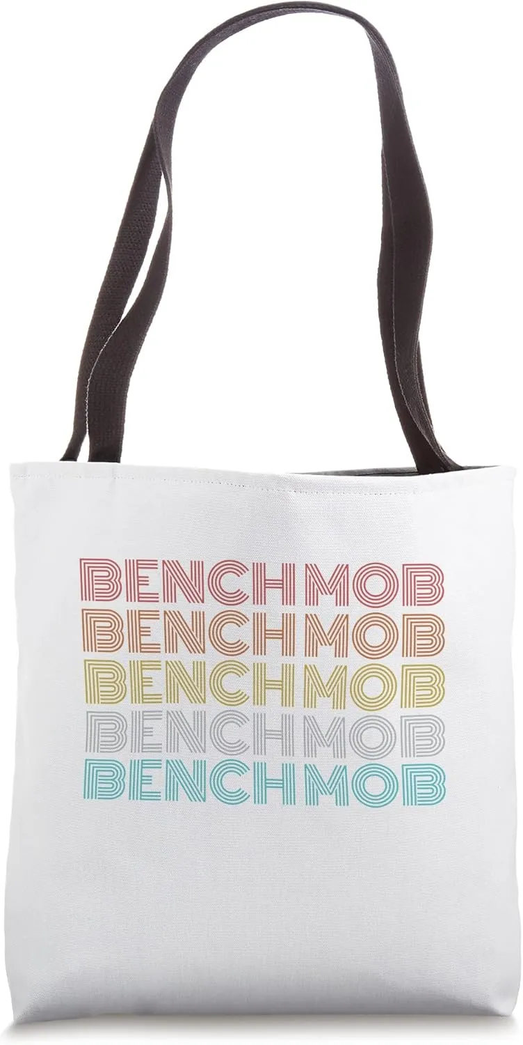 Retro Vintage Bench Mob Tote Bag