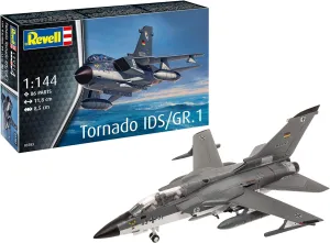 Revell Panavia Tornado IDS/GR.1 Model Kit - 1:72 - Detailed Cockpit, Movable Swing Wings, Realistic Engravings - Flexible Armament for Versatile Display