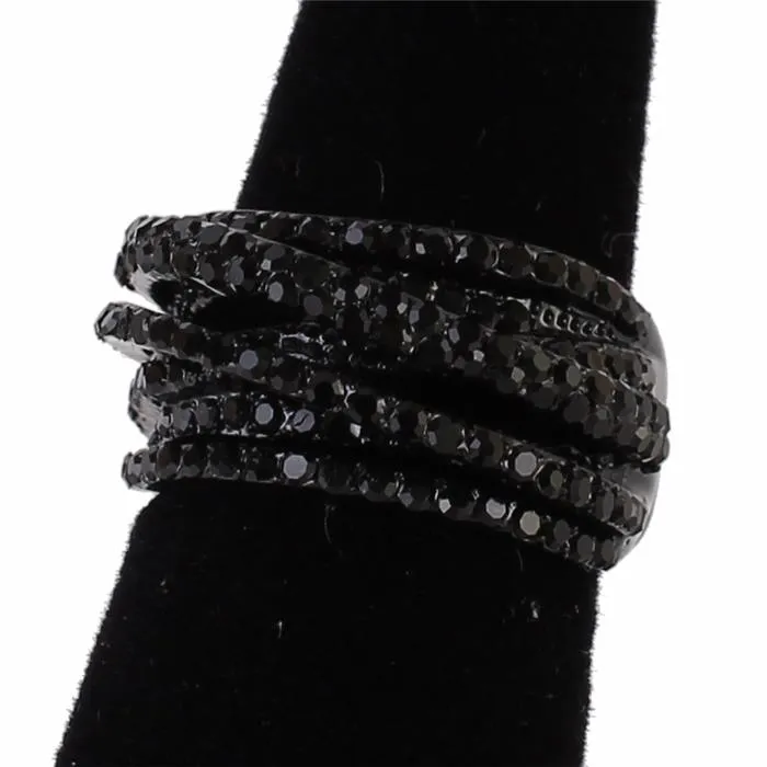 Rhinestone Knot Layereds Ring