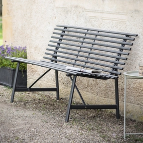 Richmond Outdoor Bench Carbon