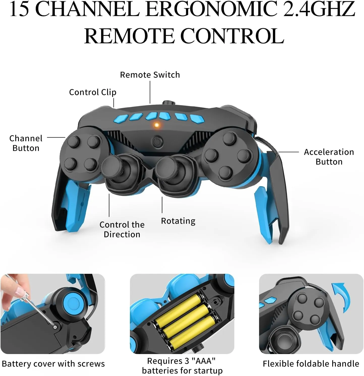 Robot Arm Kit Toys, Flexible Remote Control Robotic Arm with 360° Gripper and Wheels, 2 in 1 Science Kit Best Bithday Gifts for Kids Adults, No Assembly Required (with Gift)