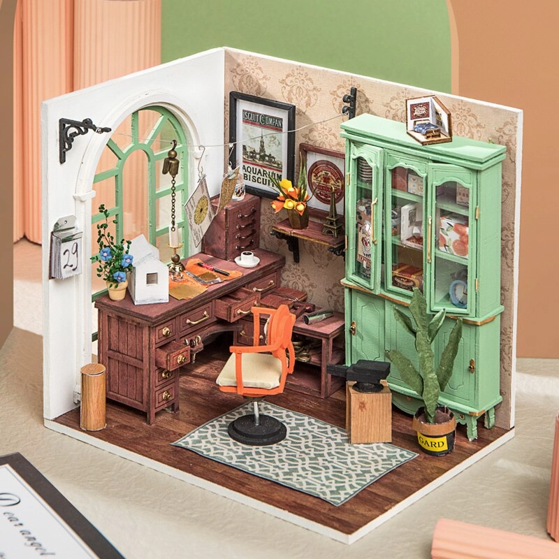 Robotime Rolife DIY Wooden Dollhouse Miniature DGM07  Jimmy's Studio