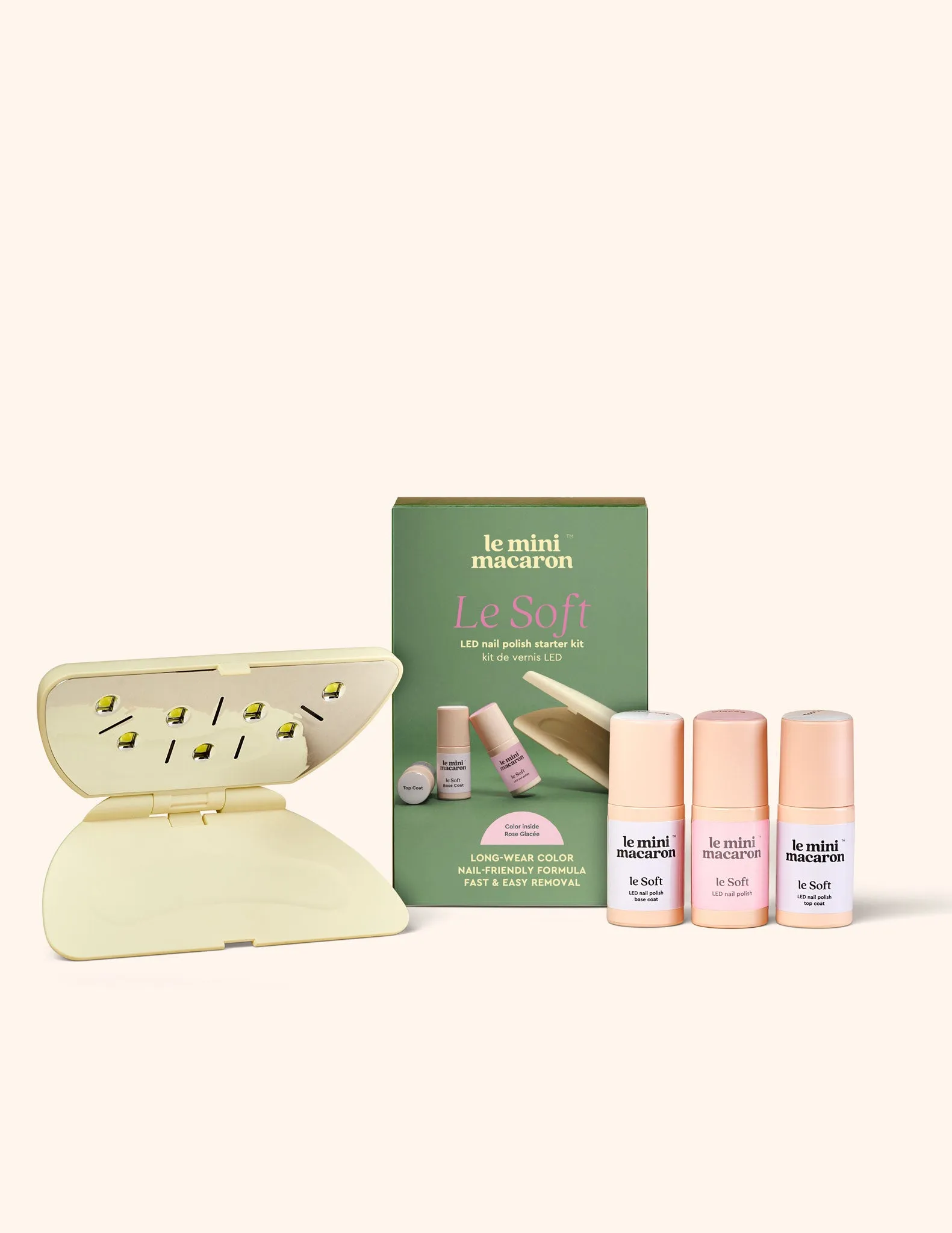 Rose Glacée - Starter Kit de Vernis LED