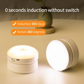 Rotating Corridor/Garage/Wardrobe Light (Motion Sensor Night Light)