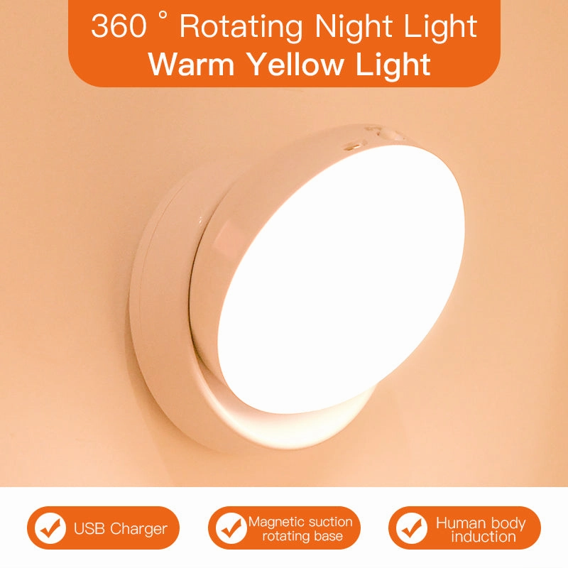Rotating Corridor/Garage/Wardrobe Light (Motion Sensor Night Light)