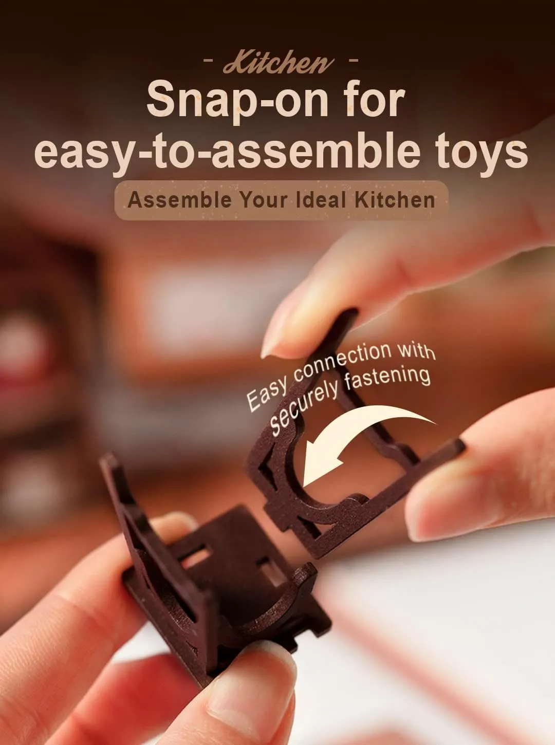 Rowood Miniature House Kit,DIY Miniature Dollhouse Kit for Adults,Model Kits for Adults to Build with LED,Birthday for Teens(Homey Kitchen)