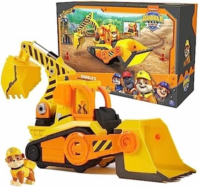 Rubble & Crew, Bark Yard Deluxe Bulldozer Construction Truck Toy with Lights, Sounds & Rubble Action Figure, Kids Toys for Boys & Girls Ages 3 