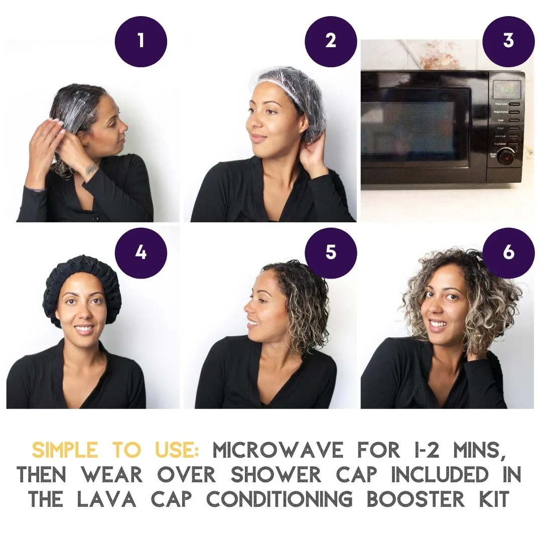 Safari | Hot Conditioning Steamer Cap   Flexible Detangler Kit