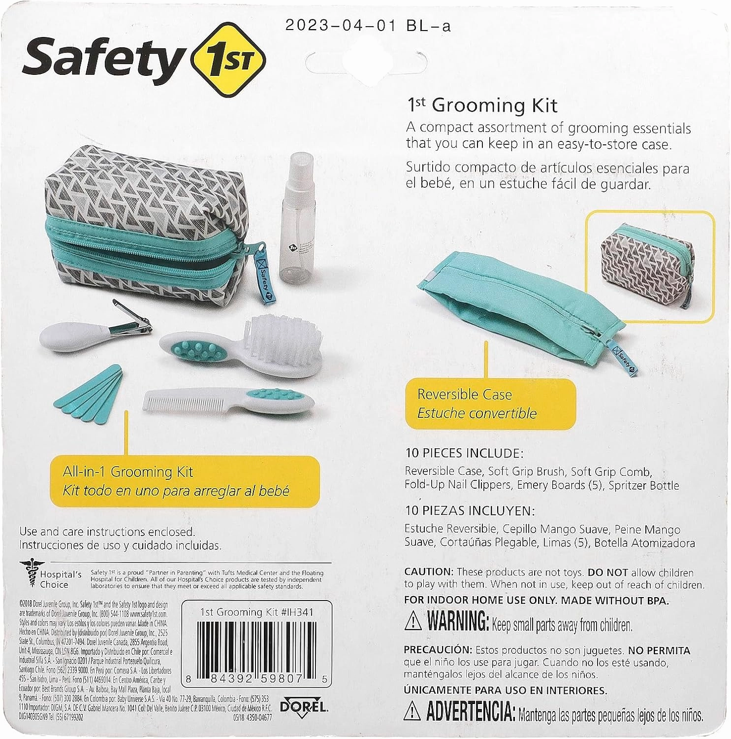 Safety 1st 1st Grooming Kit, Arctic Blue