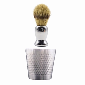 SAFIGLE Barber Set 3pc Shaving Kit Brush Bowl Shaving Men's Gentle Shave Soft Easy to Clean