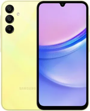 Samsung Galaxy A15 4G LTE (128GB   6GB) Unlocked (T-Mobile Mint Tello & Global) SM-A155M/DSN Dual Sim Warranty Latin America 6.5" 50MP Triple   (15W Wall USB) (Yellow 1 Year Latin)
