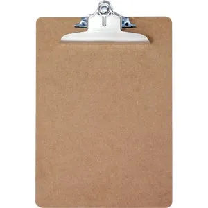 Saunders Letter Size 100% Recycled Hardboard 1 In. Clipboard