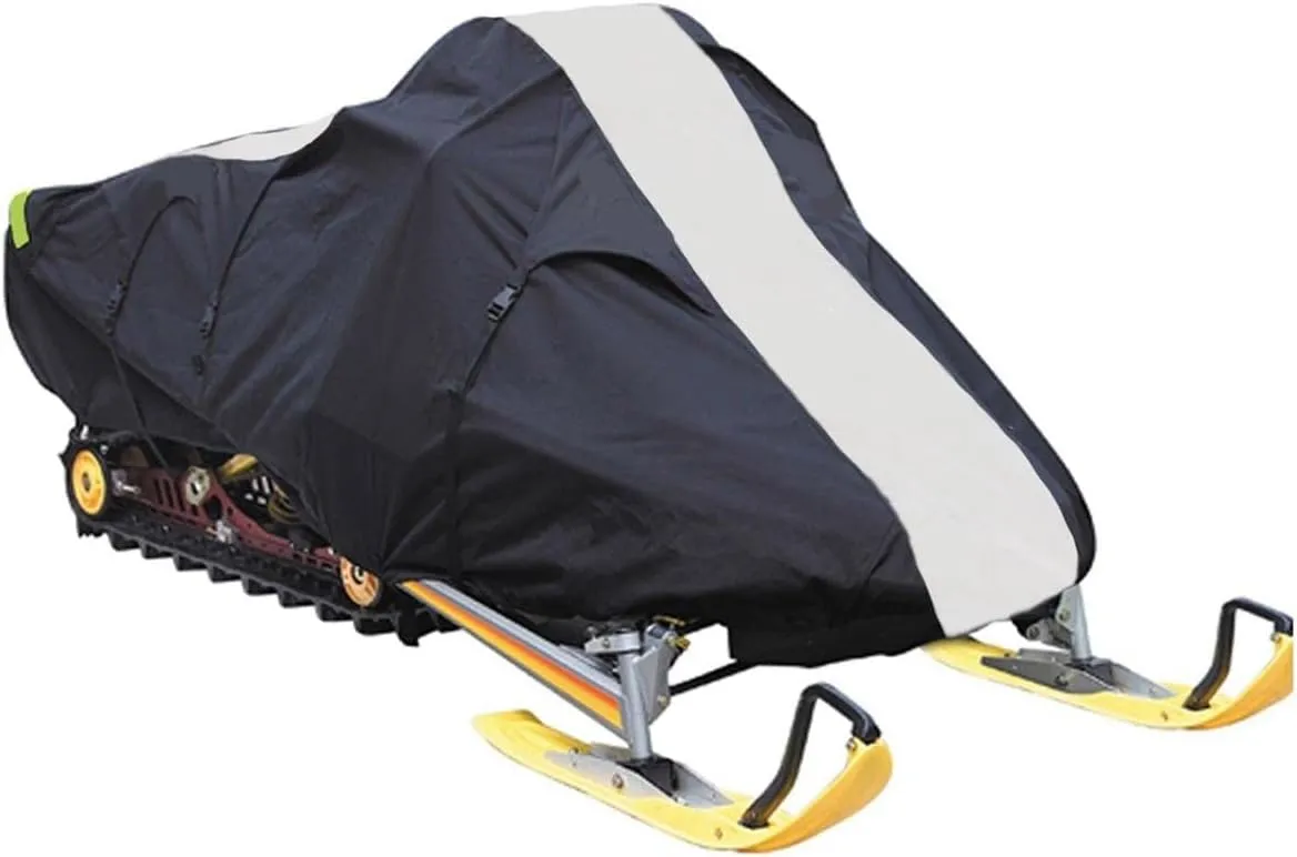 SBU 600D Snowmobile Travel and Storage Cover Compatible for 1995-1996 Model Year Polaris Trail Sleds. Slush and Mud Protection