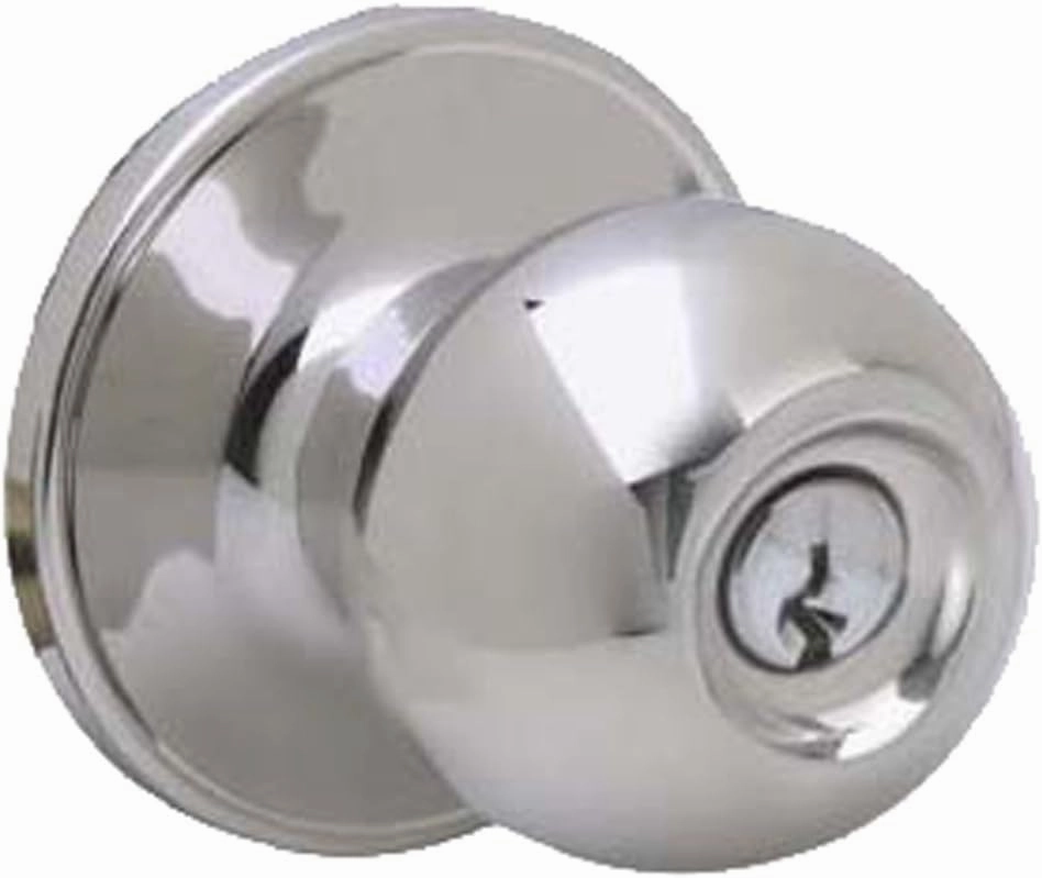 Schlage J54CNA625 Corona Knob, Bright Chrome